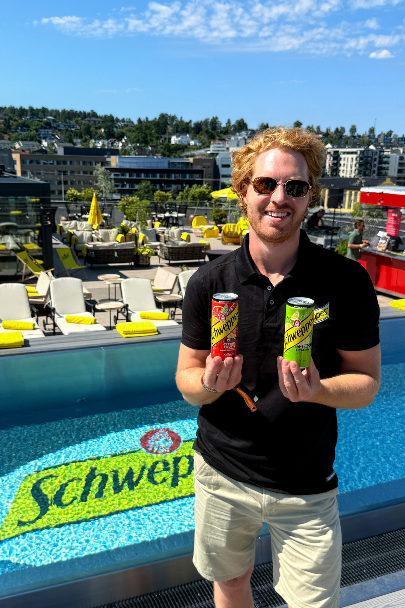 Merkevaresjef for Schweppes i Ringnes, Anders Nord.