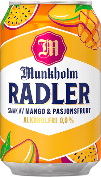 Munkholm Radler Mango & Pasjonsfrukt